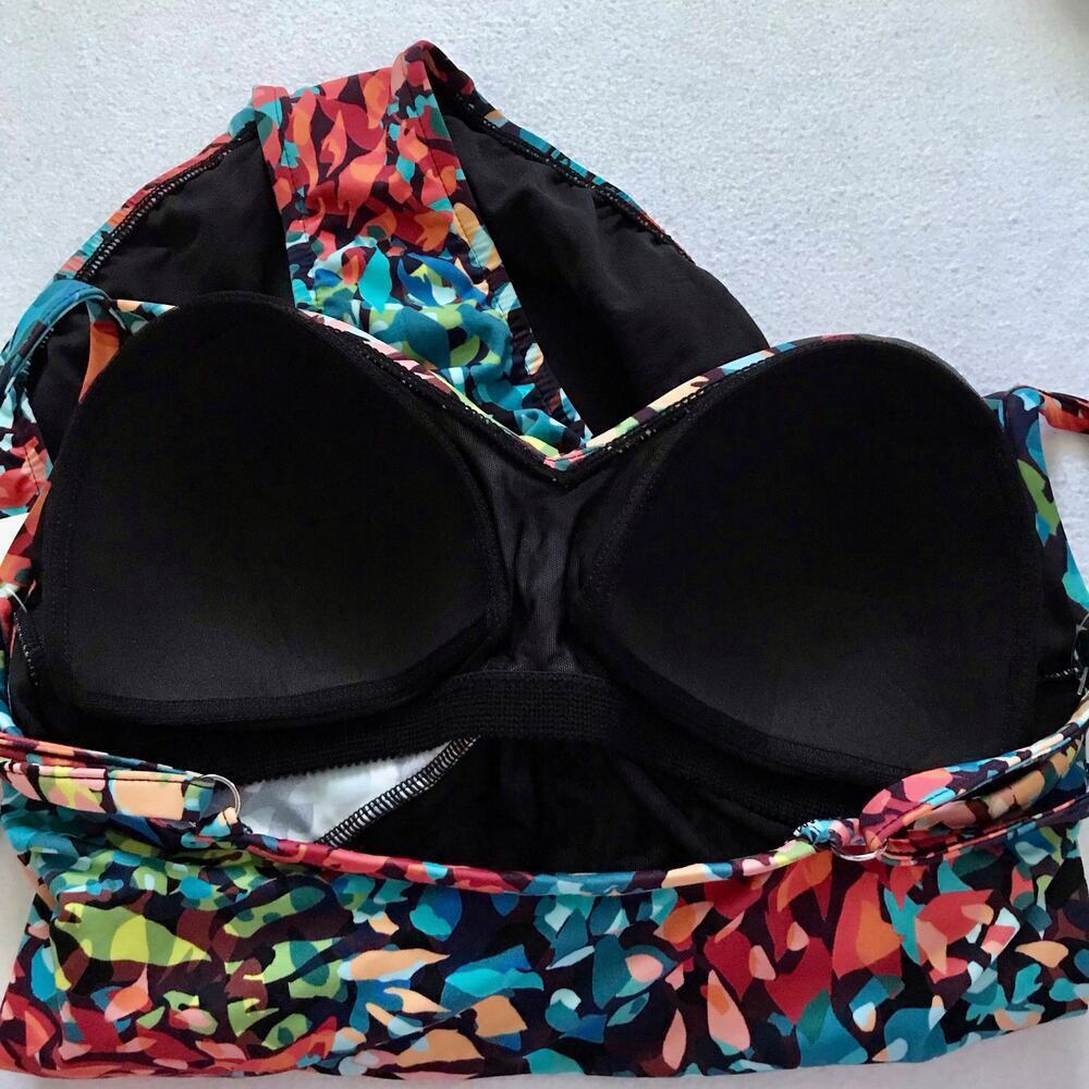 Swim Solutions NWT Waist Minimizer NWT One Piece Swimwear Women 16 - Picture 9 of 12